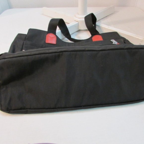 Beside-U Black Nylon Satchel Tote - NWT - Picture 4 of 10